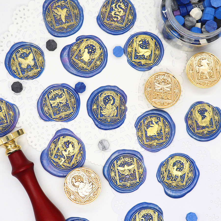 Wax Seal Stamp Set - Cielo Animale Sigillo di cera Timbro